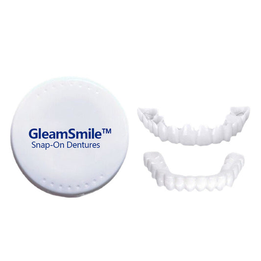 GleamSmile™ Snap-On Dentures- Affordable Smile Design- No Dentist