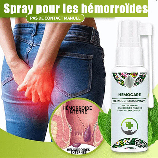 Spray d'herbes Hemocare™ pour les hémorroïdes- French